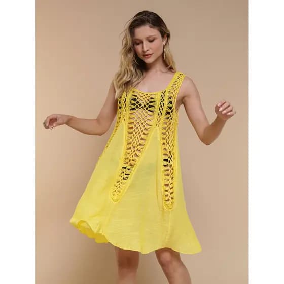 VESTIDO REGATA VAZADO 7616