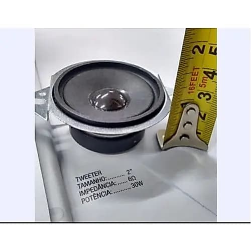 Par Tweeter 2 Polegadas 6ohms 30w Rádio Som Home Alto R-19