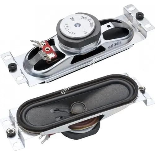 Kit 2 Alto Falantes 4ohms 20w Philips 5 3/16 X 1 13/16 Pol - E250