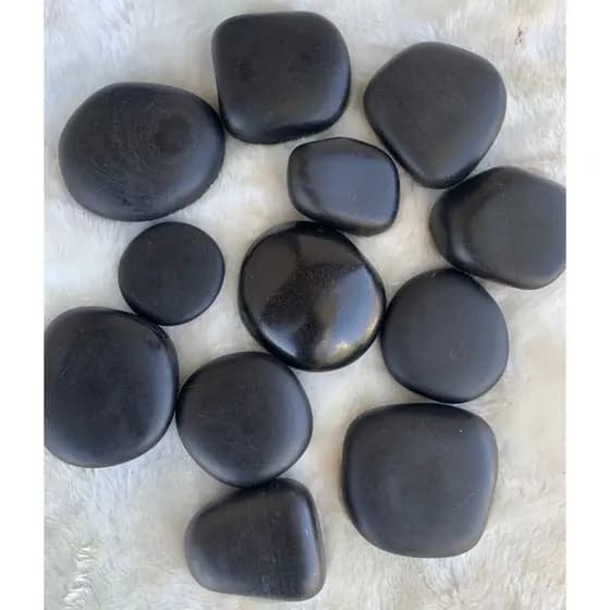 Kit Pedras Quentes Vulcânicas Para Massagem