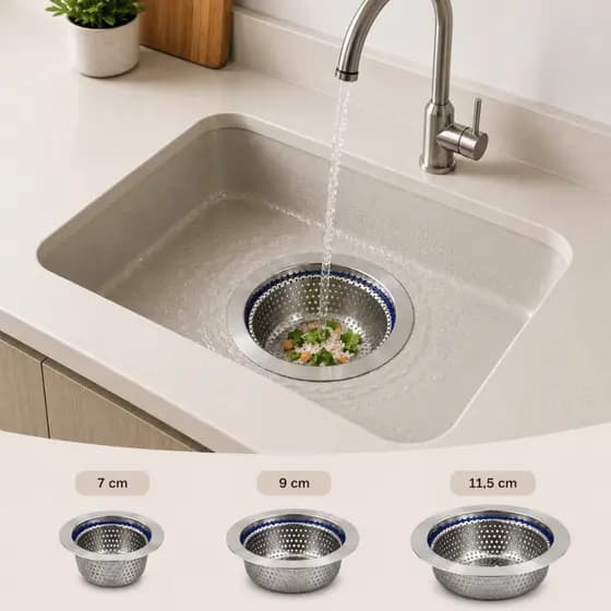 Ralo para Pia Prime Aço Inox com Borda Cozinha Ralinho