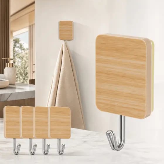 Kit 6/12 PÇS Gancho de Parede Adesivo Multiuso Para Pendurar Quadros Utensílios De Cozinha Banheiros Parafuso