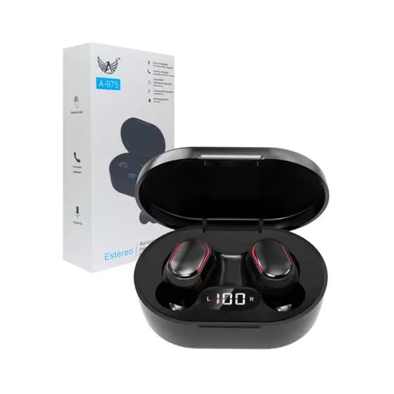 Fone Intra Auricular Bluetooth com Case de Carregamento LED