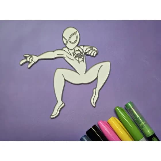 DIY Painel de Colorir Homem-Aranha Miles Morales