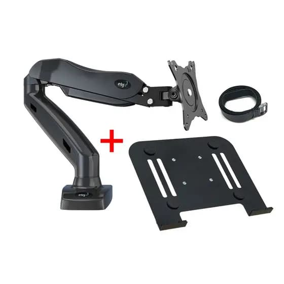 Kit Suporte Notebook Bandeja Snb-8 + Sup. Mesa ELG F80N