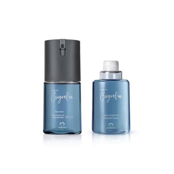 Desodorante Corporal Biografia Masculino + Refil