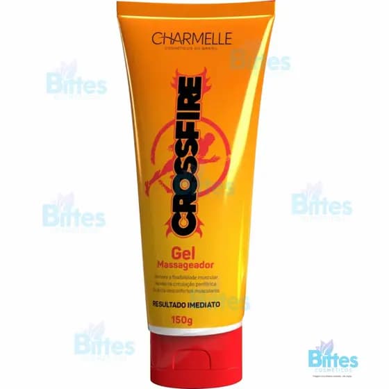 GEL MASSAGEADOR CORPORAL CROSSFIRE CHARMELLE COSMÉTICOS DESCONFORTO MUSCULAR