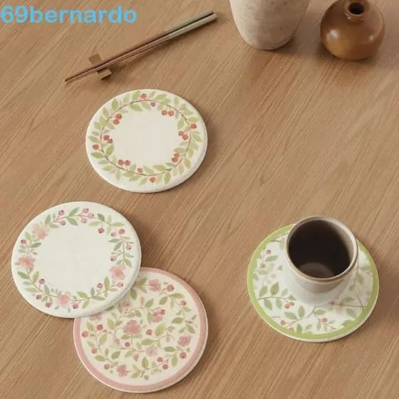 Almofada De Isolamento Térmico BERNARDO , Decoração De Mesa Deixa Porta-Copos De Diatomáceas , Almofadas Resistentes Ao
