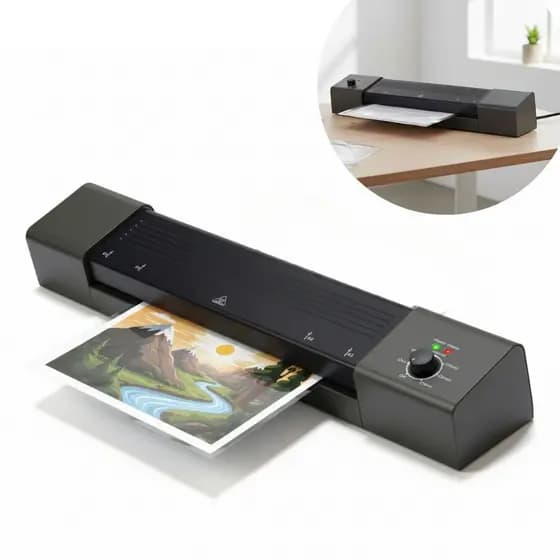 Plastificadora Laminadora Poliseladora A3 A4 A5 A6 500W Quente Frio Preta 110V Importway Iwe012 127V