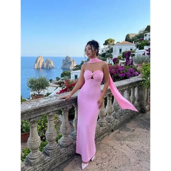 Vestido Festa Verão Capri 🇮🇹