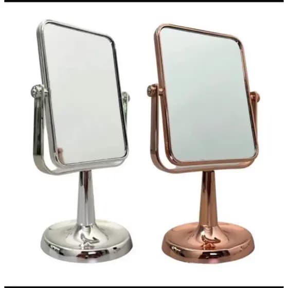 Espelho de Mesa Dupla Face com Formas Diferentes