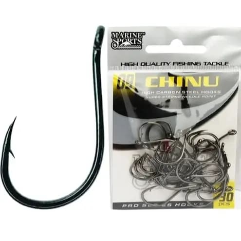 Anzol Chinu Super Strong Blacknickel Cartela c/30 und n8