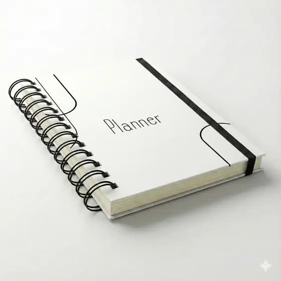 Agenda Planner Strategy - EMF.Planner - Branco com Preto