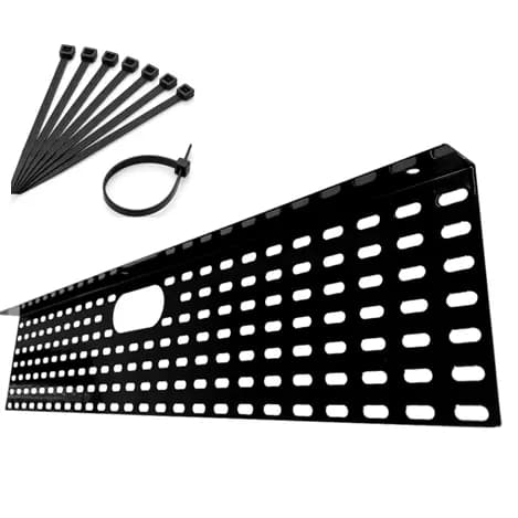 Organizador de cabos e fios 45x10 para setup gamer escritório canaleta para cabos esconder fios