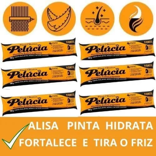 KIT HENE FORTE HENE PELÚCIA GEL 180G TRATAMENTO CAPILAR 12 OU 6 U ALISAMENTO USO PROFISSIONAL LOJA