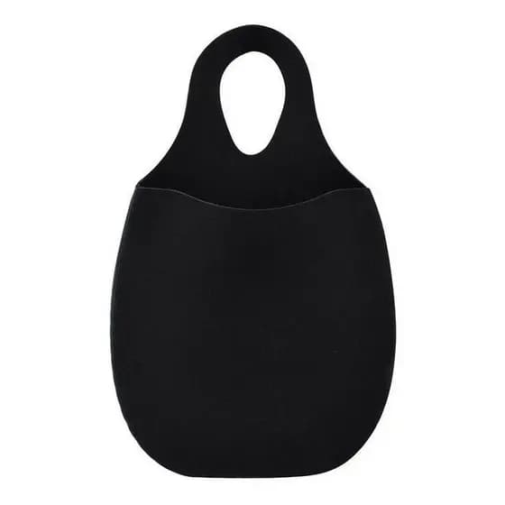 Sacola Sacolibha Lixeira Lixinho Lixo Carro Feito Neoprene Preto Basic Reforçada Higiene e Limpeza para Todos os Carros