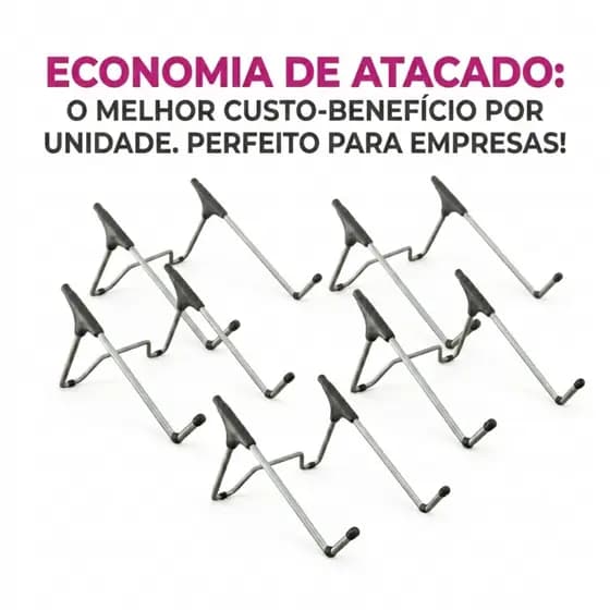 5 Suportes Apoio para Notebook Leptop Ergonomico em Aço Comporta Notebooks de até 17 Polegadas