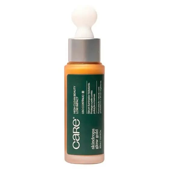 Sérum Facial Iluminador Hidratante CARE Natural Beauty - Skindrops Glow Gold 30ml
