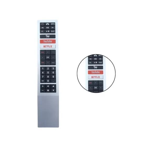 CONTROLE REMOTO SMART TV COMPATÍVEL C/ AOC C/NETFLIX E YOUTUBE.
