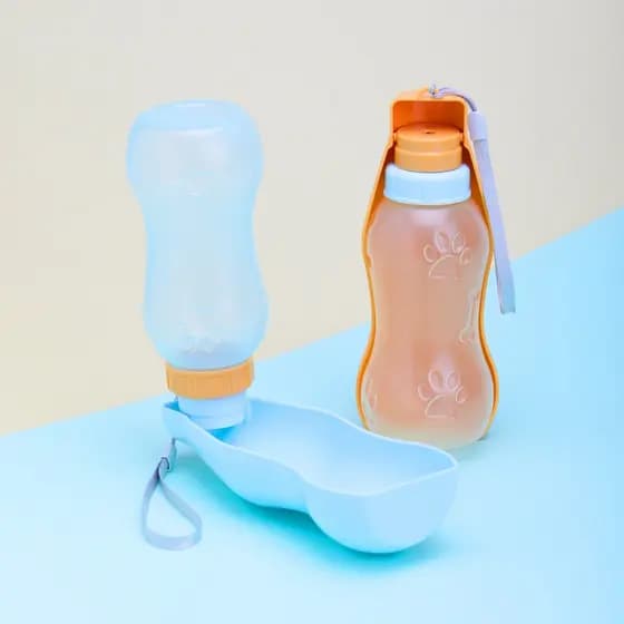 Garrafa Bebedouro Pet 400ml Água, Cachorro Passeio