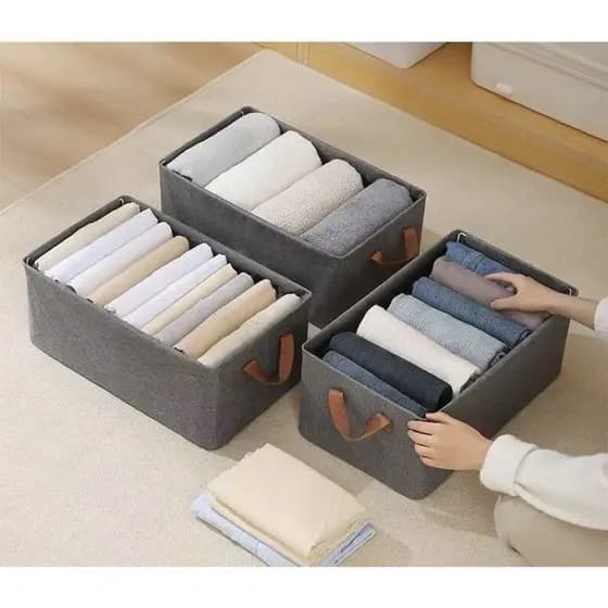 1PC Organizador De Calça Jeans/Organizador De Guarda Roupa Arrumados/Separador De Roupa