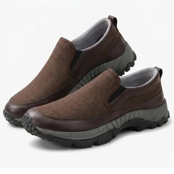 Tênis Sapatilha Masculino Casual Adventure Slip On Sem Cadarço Solado Grosso Conforto