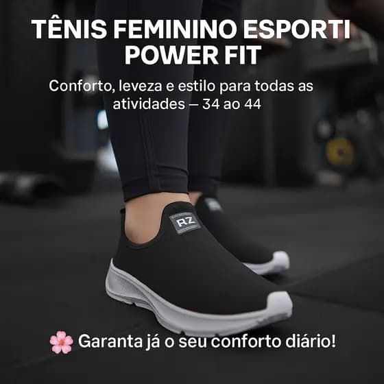 Tênis Feminino Meia Esportivo - Conforto, Leveza e Estilo Para o Seu Treino Do 34 ao 44 - COMPRE JÁ
