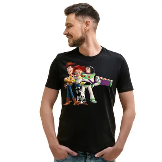 CAMISETA TOY STORY ENVIO IMEDIATO CORES E ESTAMPAS VARIADAS 100 % ALGODAO