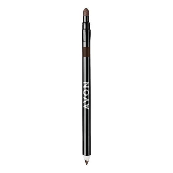 Lapis Para Os Olhos 2 Em 1 Esfumador Avon 1,1g Marrom Intenso Fosco