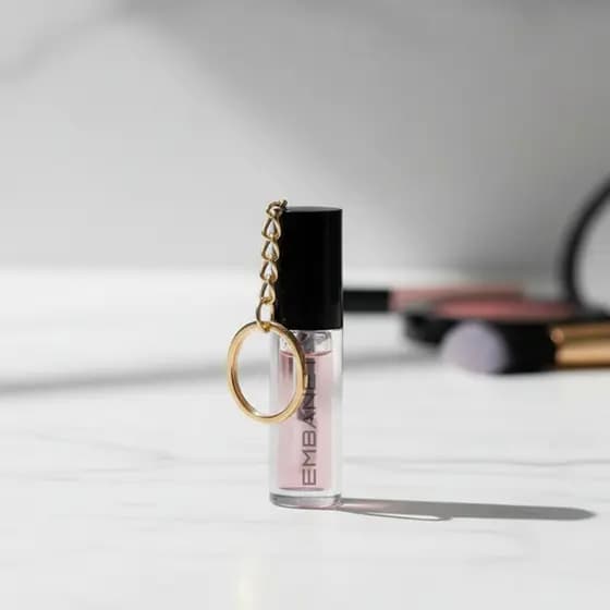 Frasco Gloss Batom Líquido Corretivo Cosméticos Chaveiro 25U
