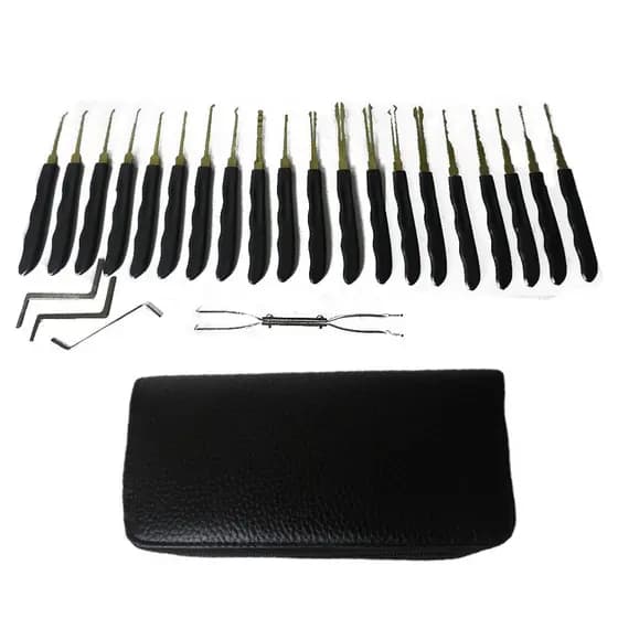 Jogo Kit Chave Micha Mixa 24 Peças Ferramenta Chaveiro Mestra Abertura Porta Residência Auto