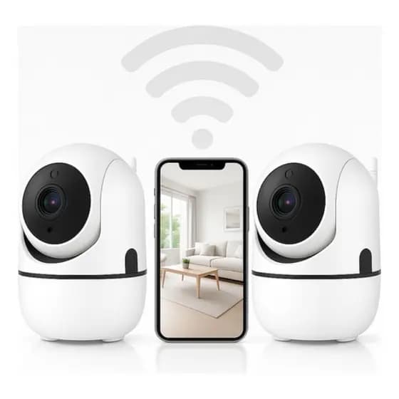 Camera IP WIFI Interna Estilo Baba Eletronica 360° Yoosee