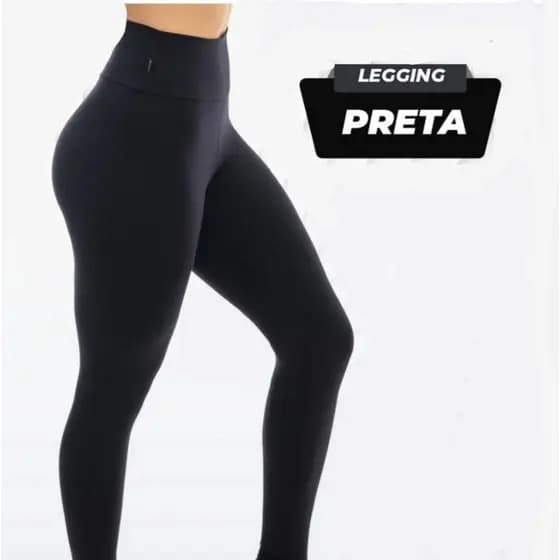 Calça Legging Suplex Cós Médio Fitness Academia Varias Cores
