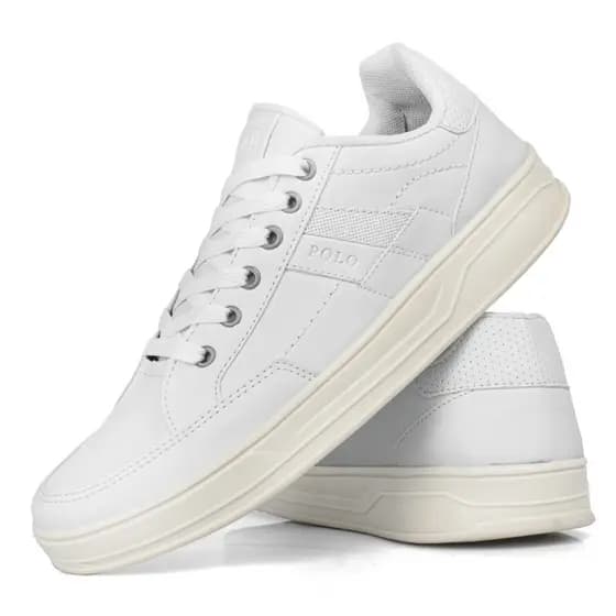 Tênis Sapatênis Branco Casual Esportivo Masculino Classico Corfortavel Diuber Shoes