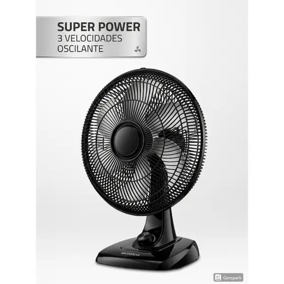 VENTILADOR MONDIAL VSP-40-B (40CM SUPER POWER 127V
