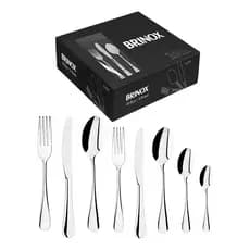 Faqueiro New Gourmet 48 Peças Aço Inox Polido Brinox