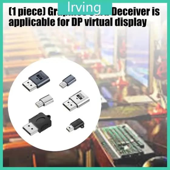 LRVI 4K Display Emulador Qualidade Virtual Link Transferência Sinal Estável Para Jogadores Profissionais Trabalho