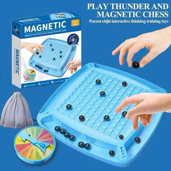 Jogo Magnético de Indução Educativo com 12 unidades magnéticas (NS-4954)