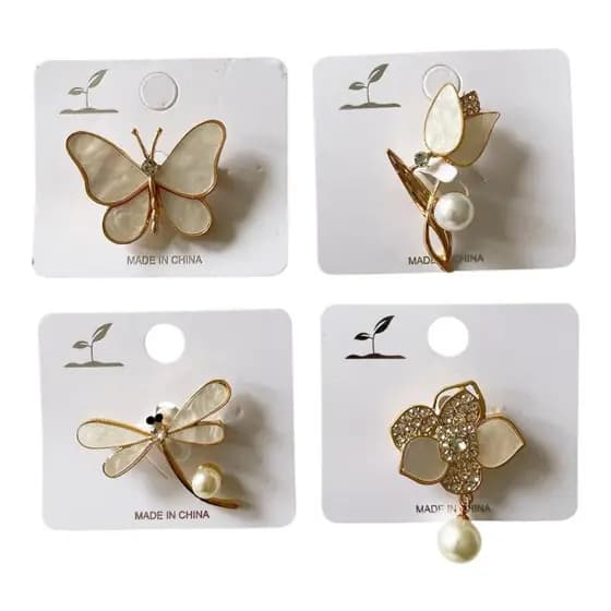 Broche de MADRE PÉROLA para Mulheres,Grande Broche de Bowknot, MODELO MADRE PÉROLA