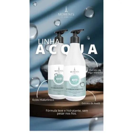 Kit Acqua Capilar shampoo + condicionador - Moments Paris