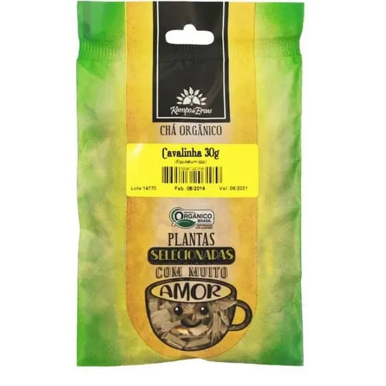 Chá de Cavalinha Orgânica Erva Natural - Kampo de Ervas