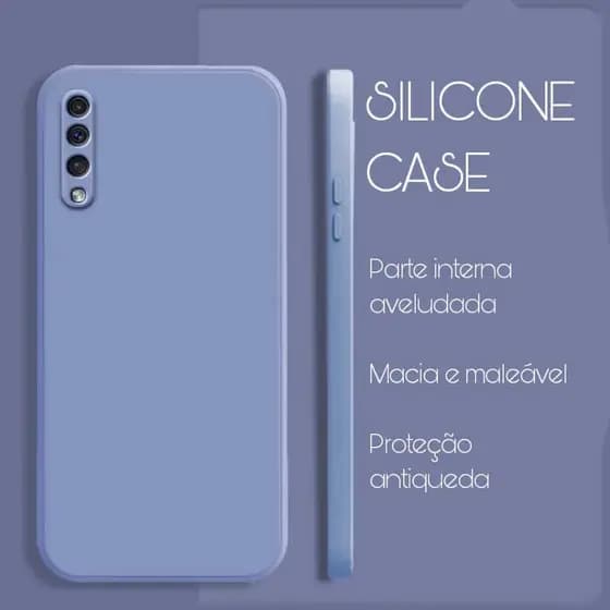 Capa capinha case aveludada A50/A30s/A13 4G/A23 4G/A24 4G 5G/A25