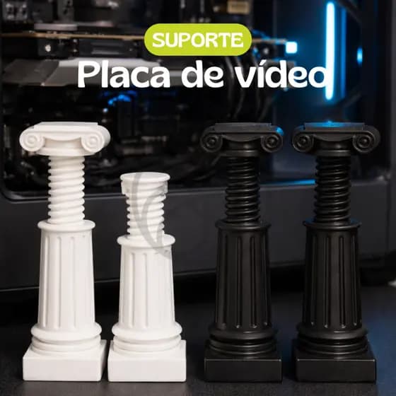 Suporte para Placa de Vídeo GPU Ajustável Personalizada Universal HD PC
