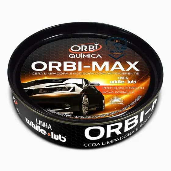 Cera Automotiva Limpadora e Polidora OrbiMax Cera de Carnaúba