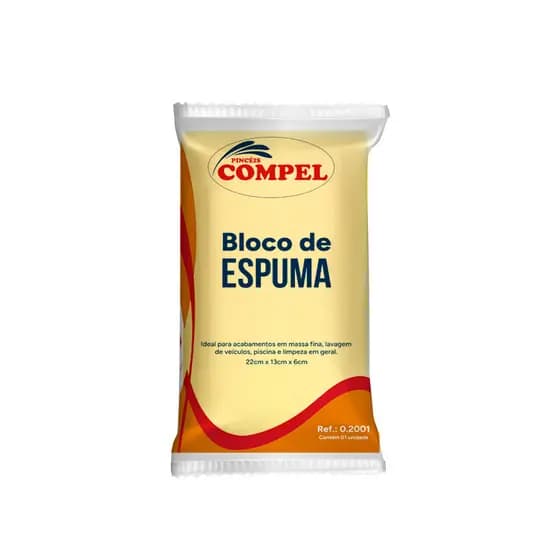 Bloco de Espuma para acabamentos em massa fina c/10 unidades