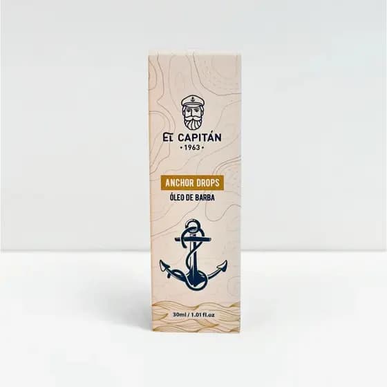 Óleo de Barba Anchor Drops 30ml El Capitán