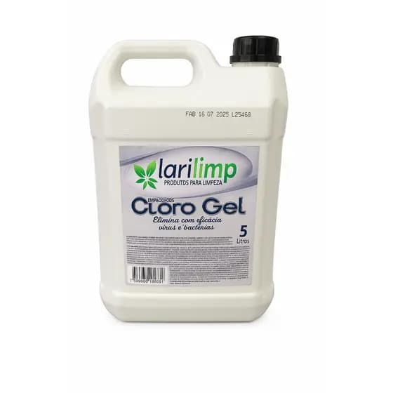 Cloro Gel Elimina Germes e Bacterias 5 Litros
