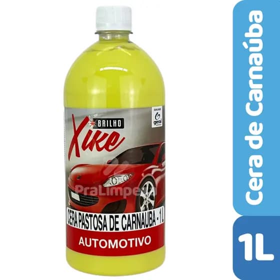 Cera Automotiva Carnaúba 1L Brilho Intenso Pode Diluir 1:1 Profissional