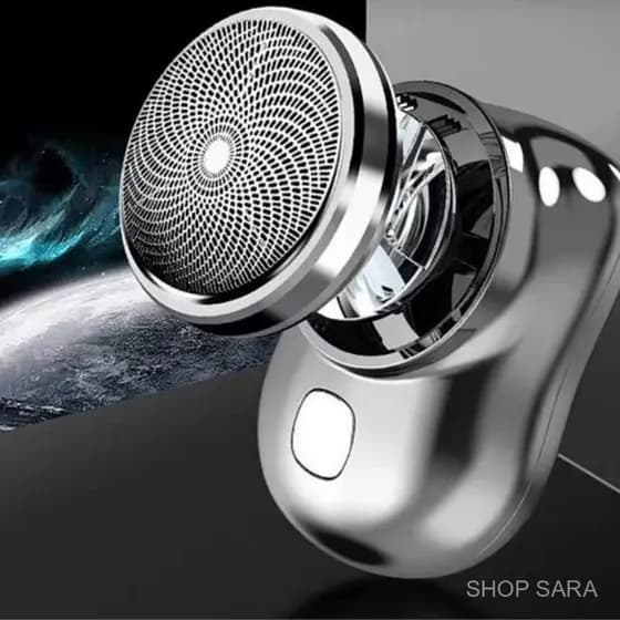 1/2/3 Pcs Barbeador EléTrico PortáTilDe Carga RáPida Aparador De Barba De Bolso.Mini Raseador Prateada