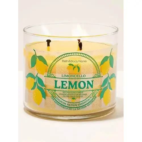 Vela Aromática 3 Pavios Limoncello Lemon Bath & Body works